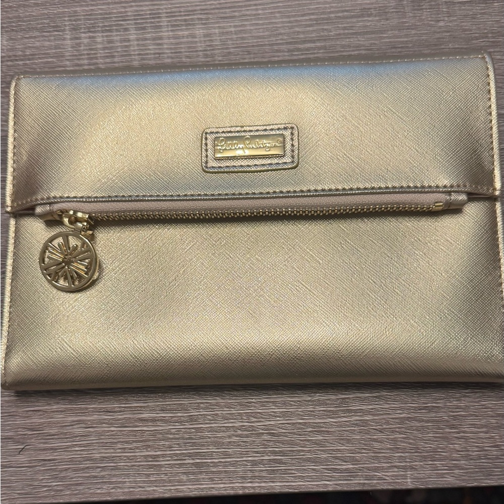 Lilly Pulitzer Metallic Travel Wallet